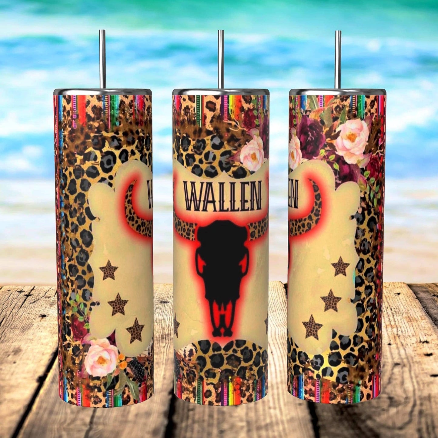 BULL SKULL WALLEN TUMBLER