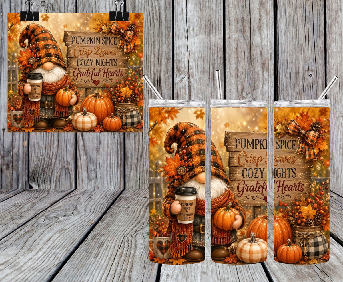 Fall Pumpkin Spice 20oz Tumbler