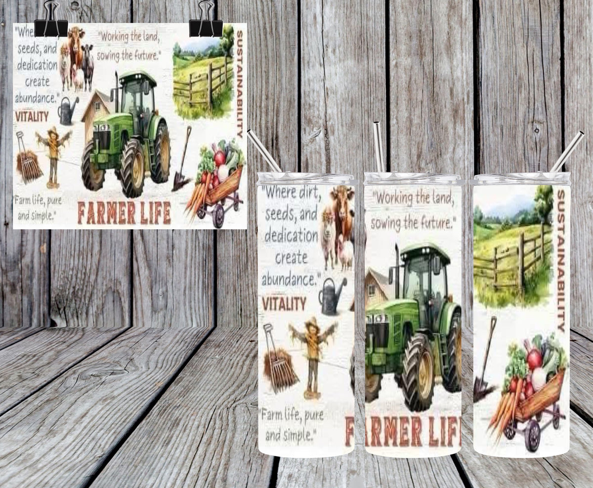 Farmer Life 20oz Tumbler