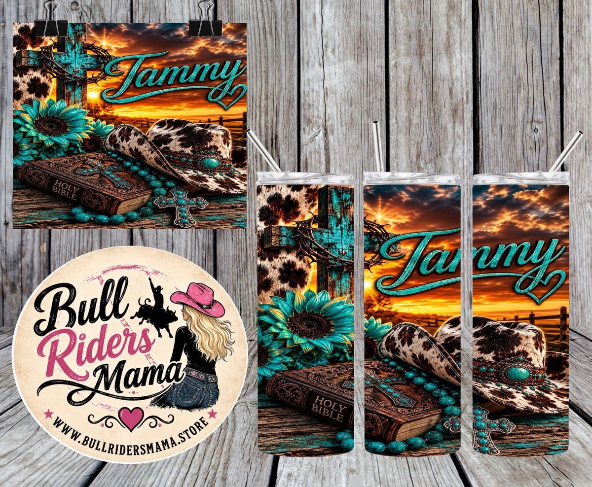 Custom Western Bible Tumbler