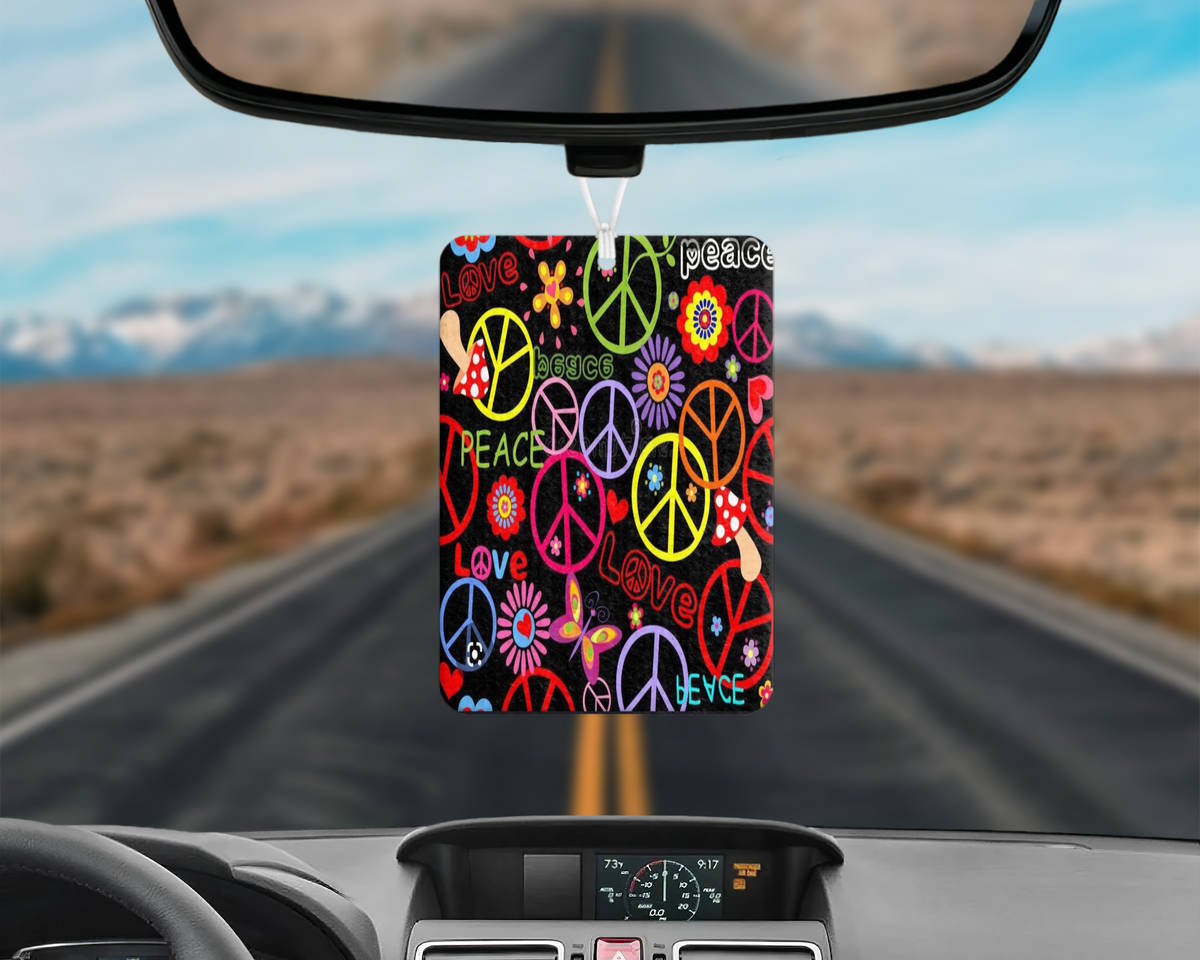 Peace Love 20oz Tumbler & Freshie Set