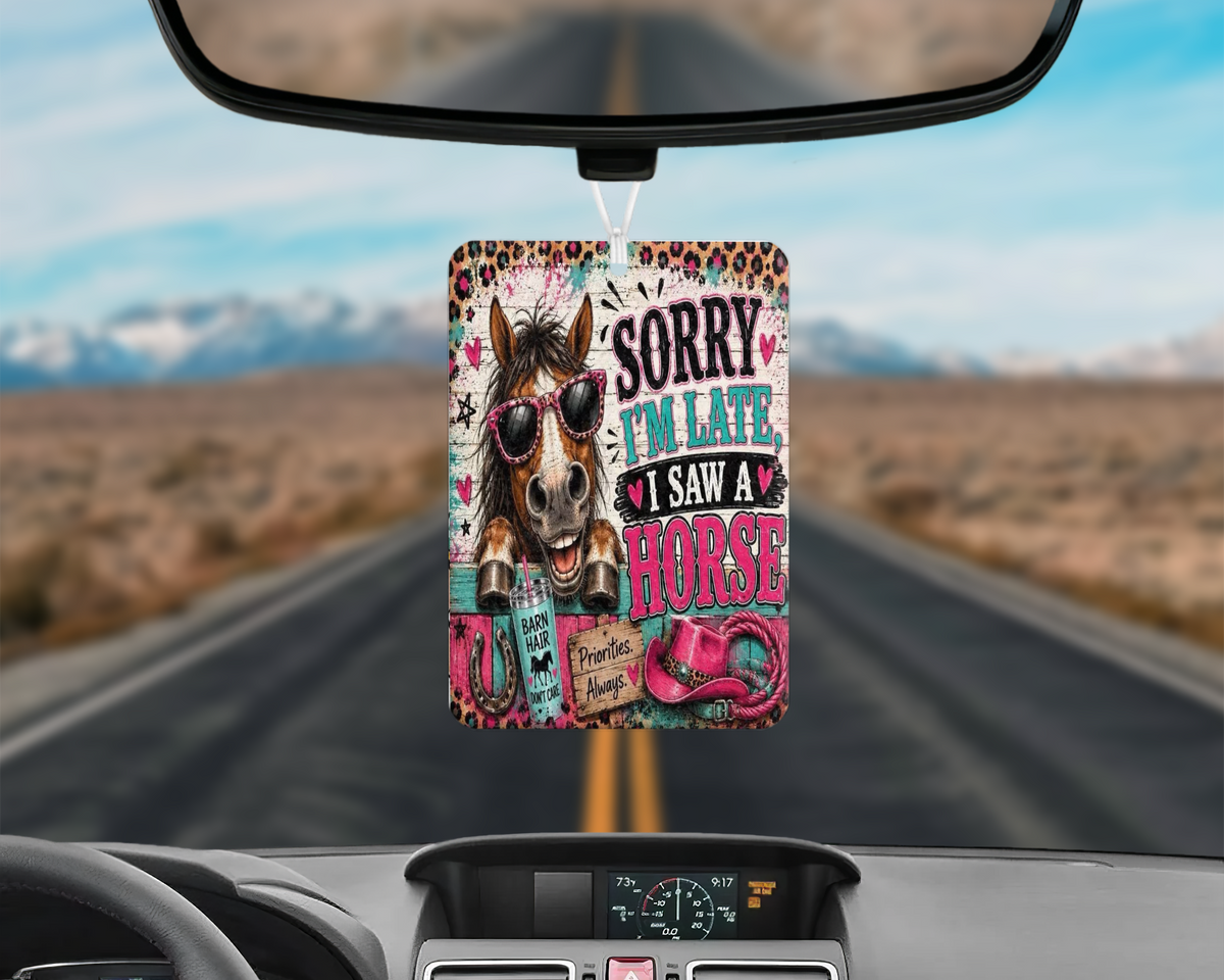 Sorry I’m Late 20oz Tumbler & Freshie Set