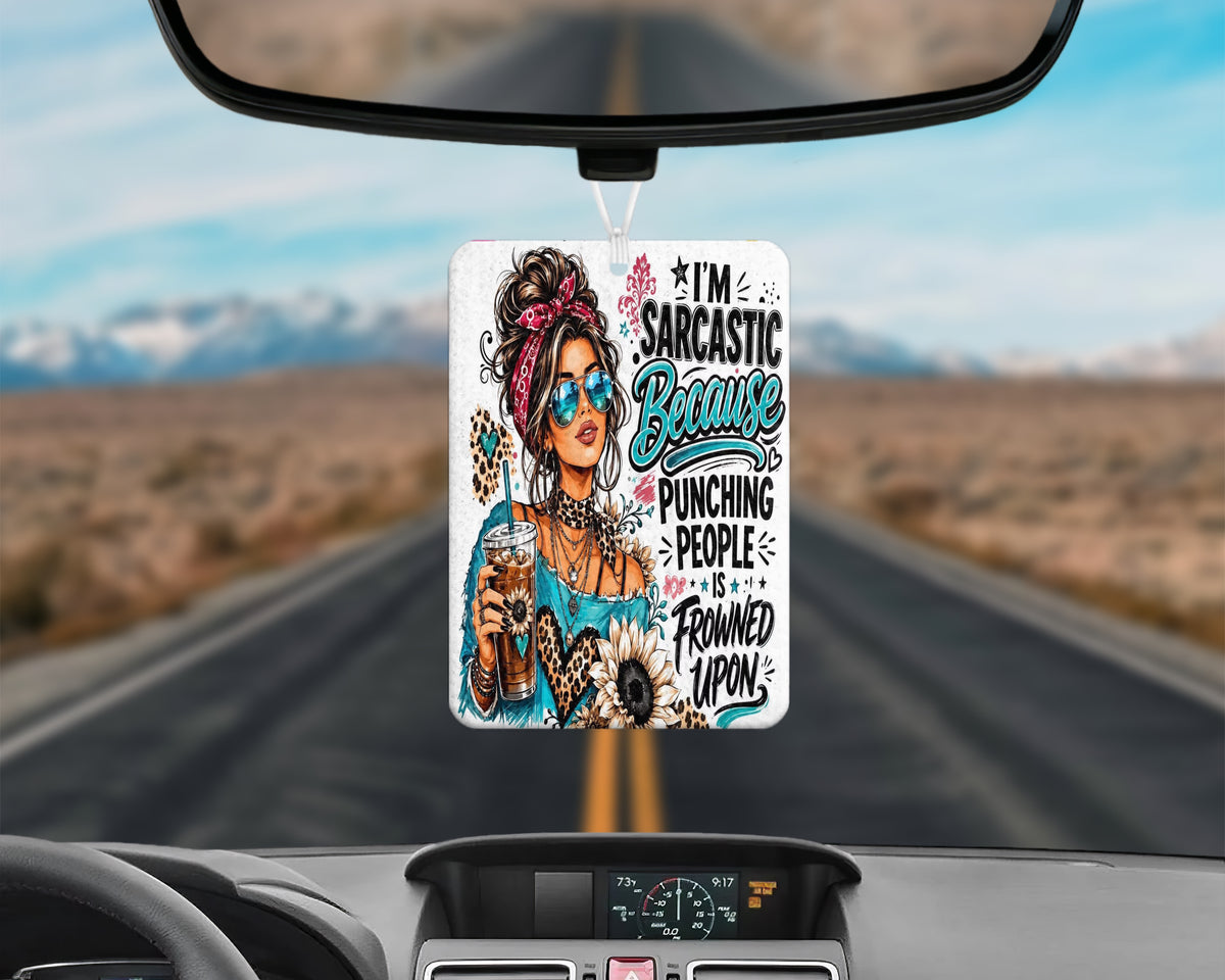I’m Sarcastic 20oz Tumbler & Freshie Set
