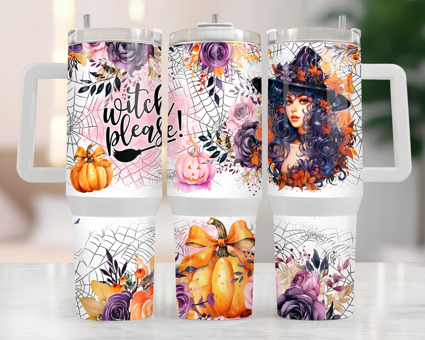 40oz WITCH PLEASE TUMBLER