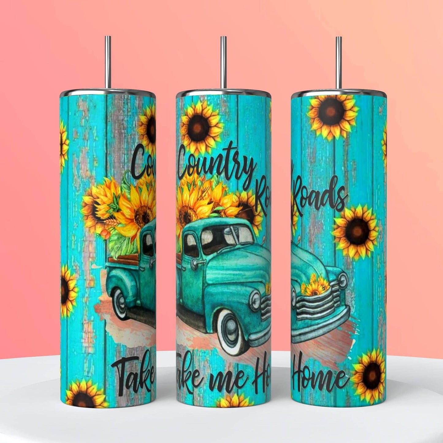 COUNTRY ROAD TAKE ME HOME TUMBLER
