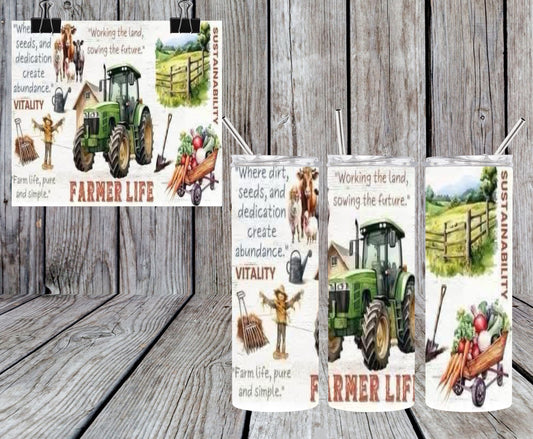 Farmer Life 20oz Tumbler