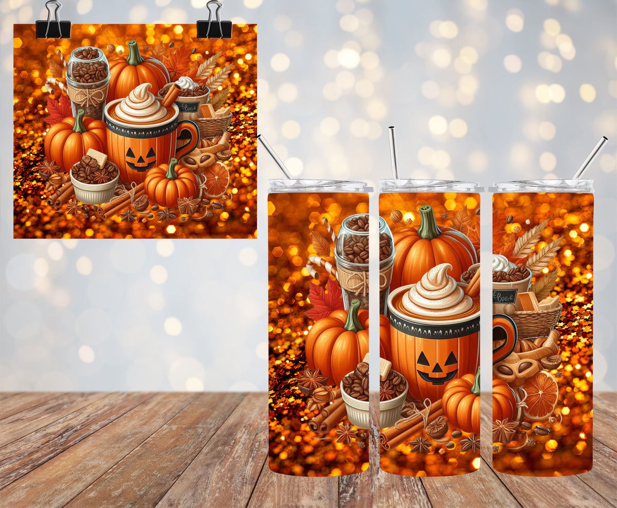 Pumpkin Coffee Tumbler