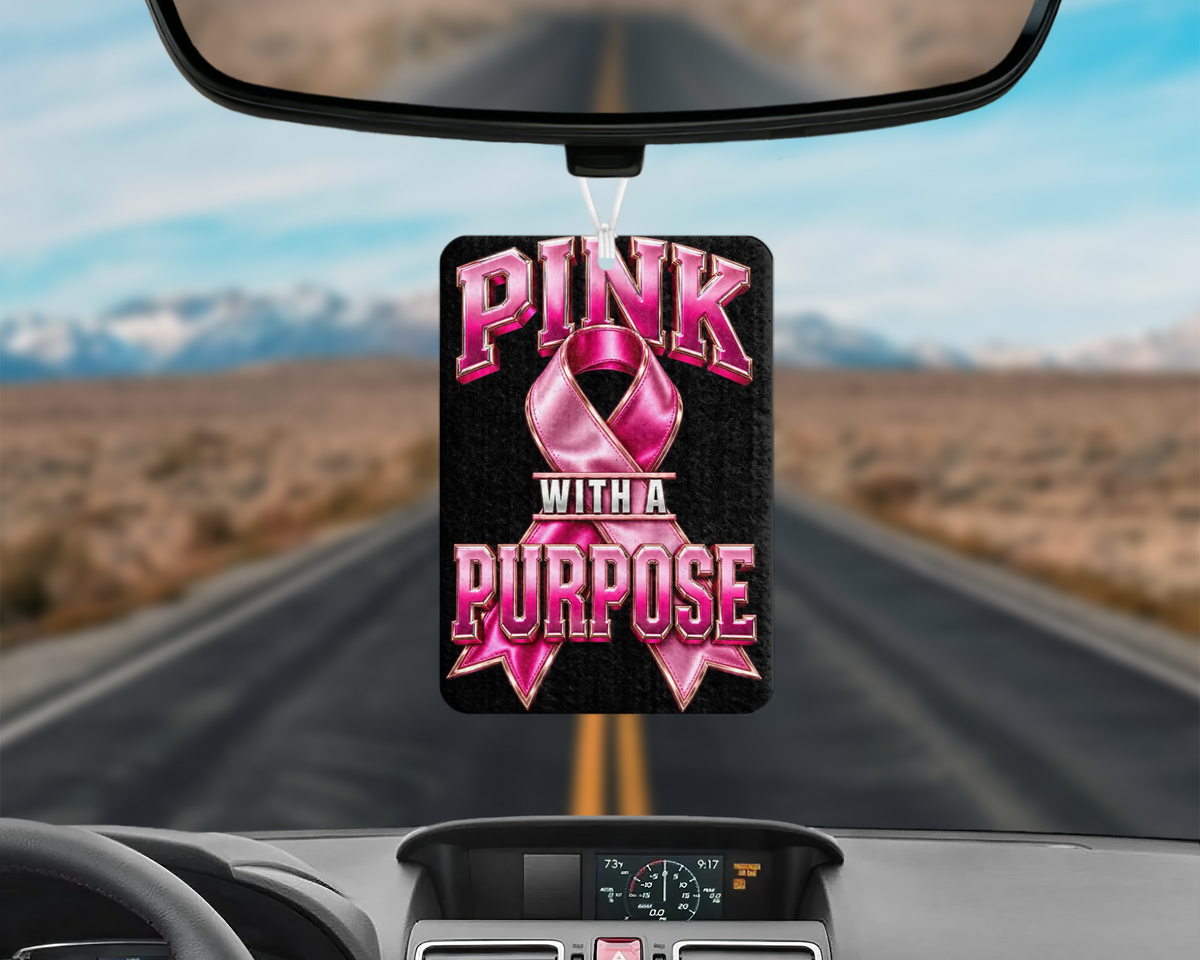 Pink With A Purpose 20oz Tumbler & Freshie Set