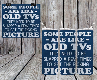 Old TVs 20oz Tumbler & Freshie Set