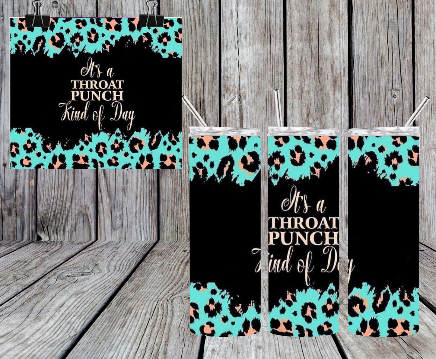 Throat Punch 20oz Tumbler & Freshie Set