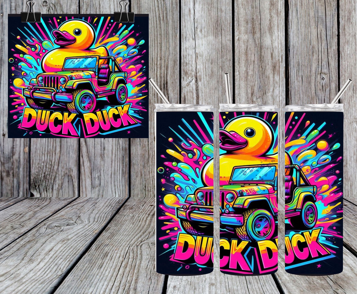 Duck Duck 20oz Tumbler & Freshie Set