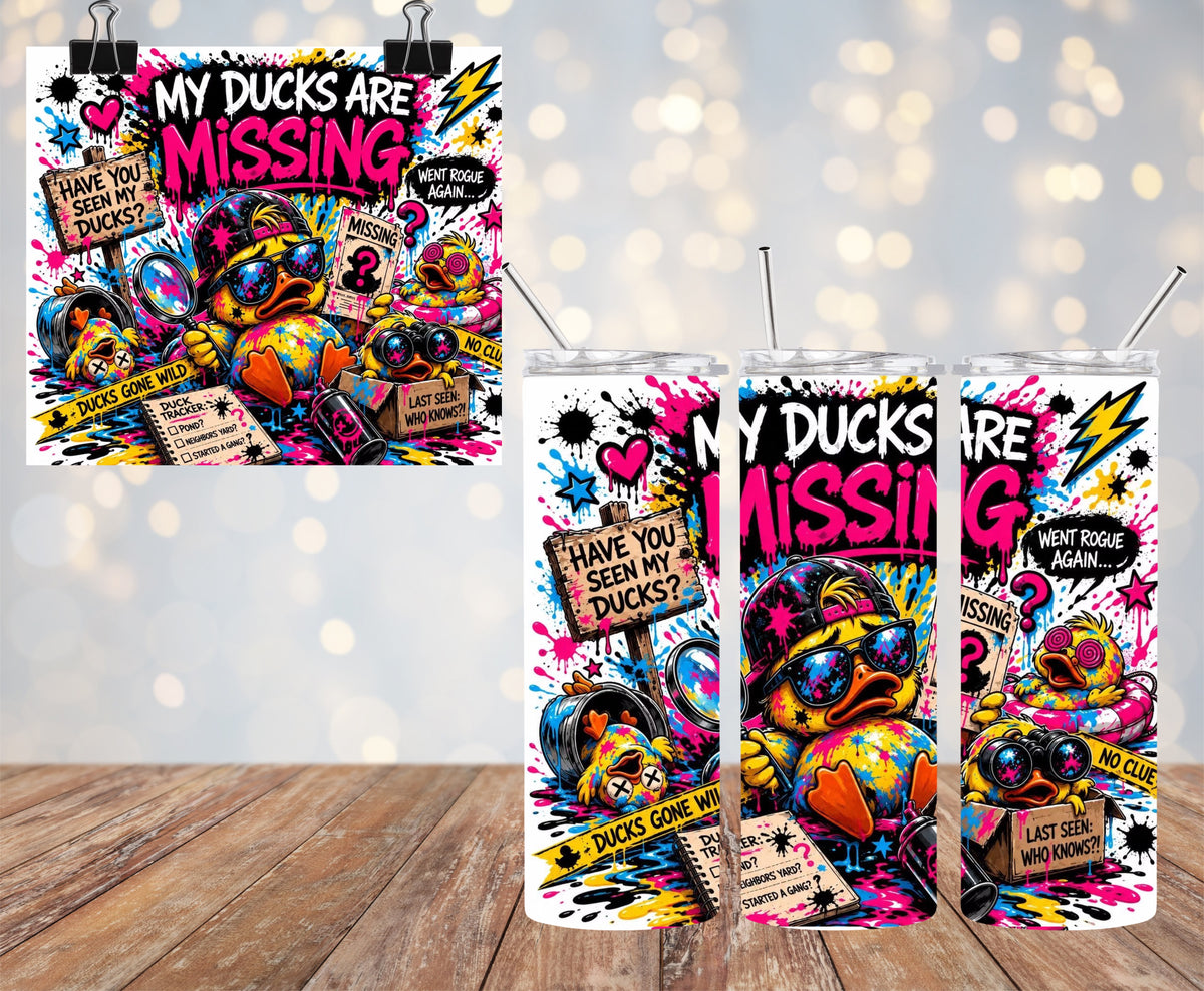 My Ducks Are Missing 20oz Tumbler & Freshie Set
