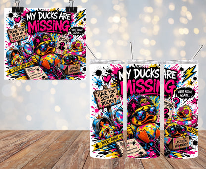 My Ducks Are Missing 20oz Tumbler & Freshie Set