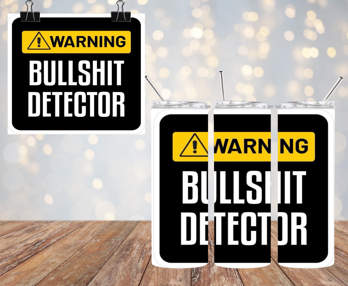 Warning 20oz Tumbler & Freshie Set