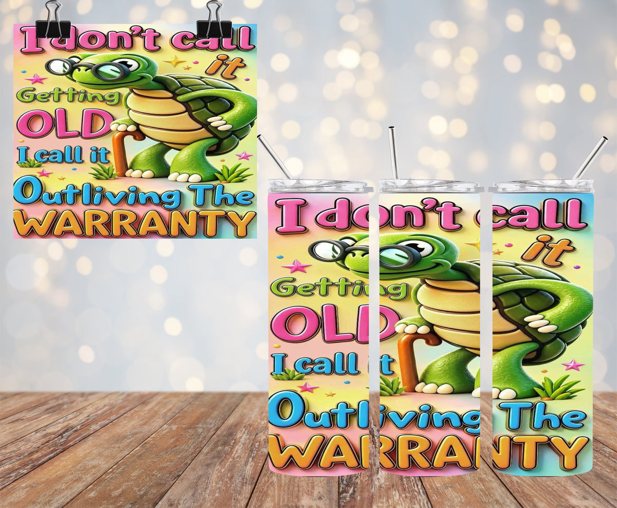 Outliving The Warranty 20oz Tumbler & Freshie Set