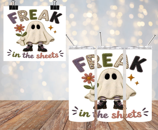 Freak In The Sheets 20oz Tumbler & Freshie Set