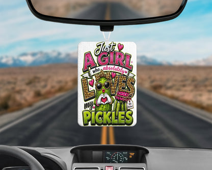 A Girl Who Loves Pickles 20oz Tumbler & Freshie Set