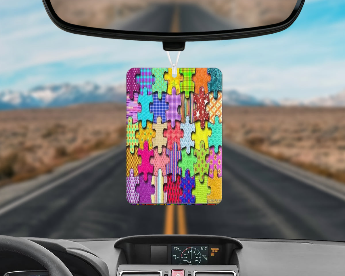 Autism Puzzle 2 20oz Tumbler & Freshie Set