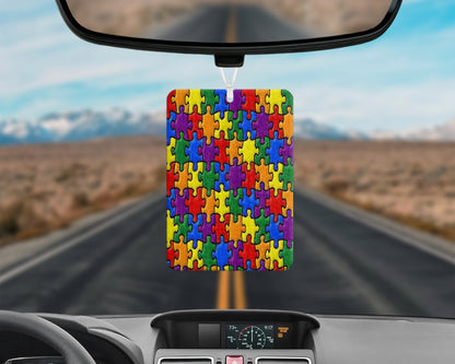 Autism Puzzle 20oz Tumbler & Freshie Set
