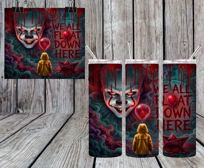 We All Float Down Here 20oz Tumbler & Freshie Set