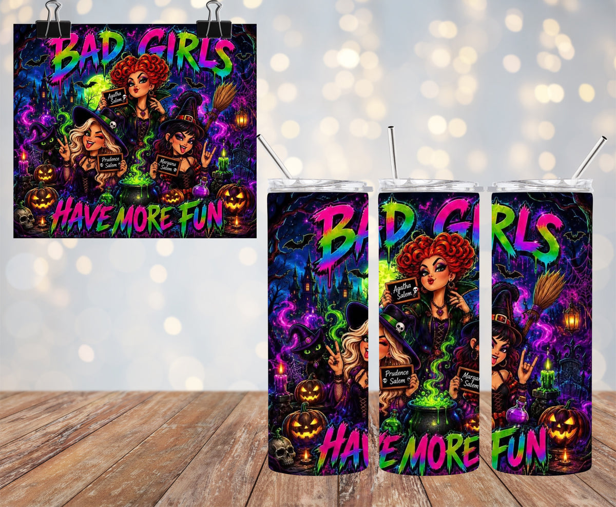 Bad Girls 20oz Tumbler & Freshie Set