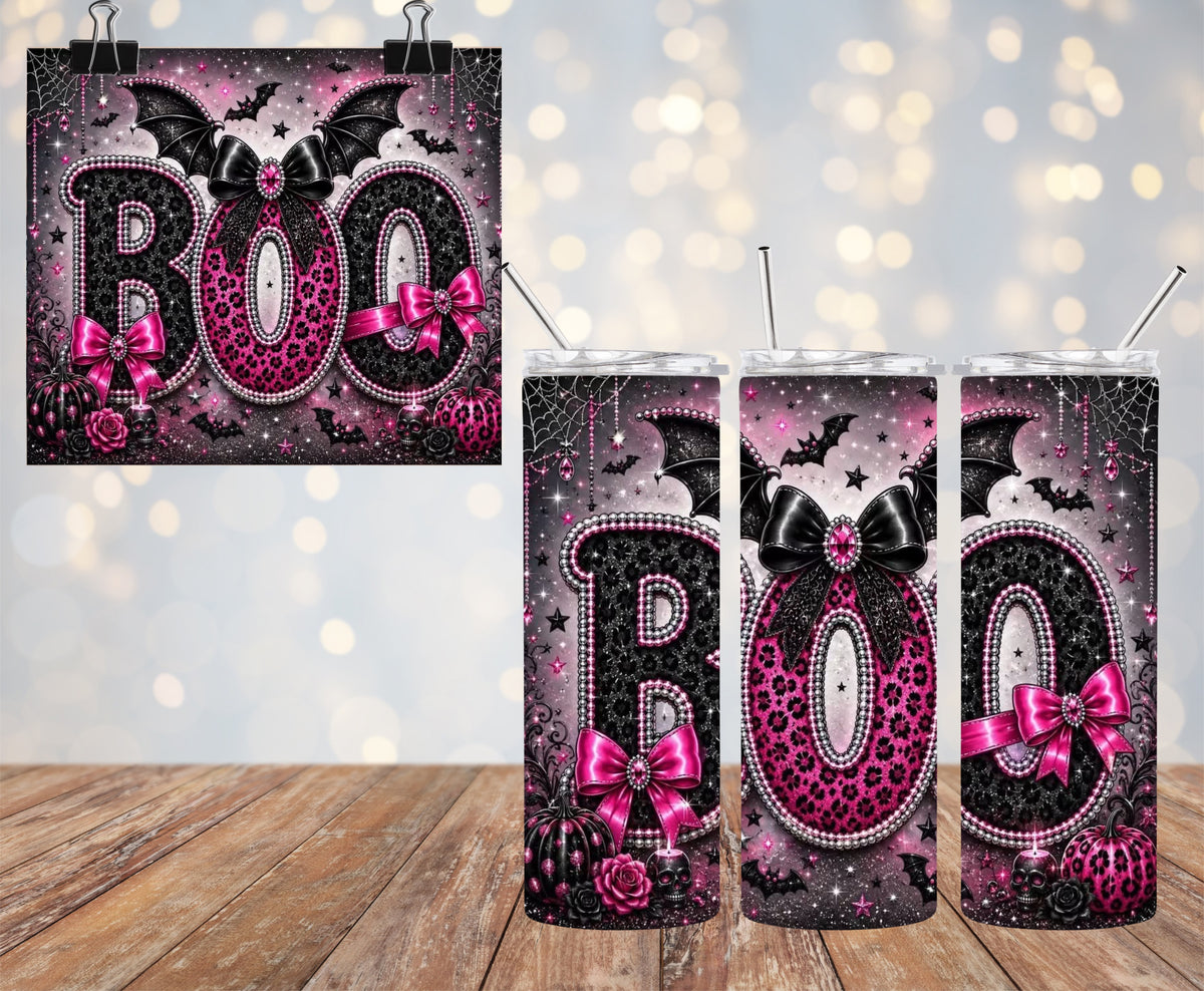Boo 20oz Tumbler & Freshie Set