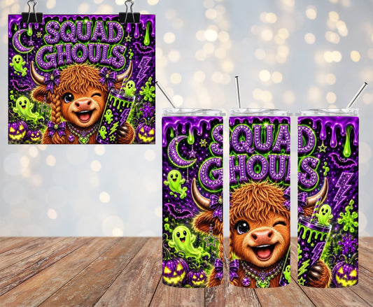 Squad Ghouls 20oz Tumbler & Freshie Set
