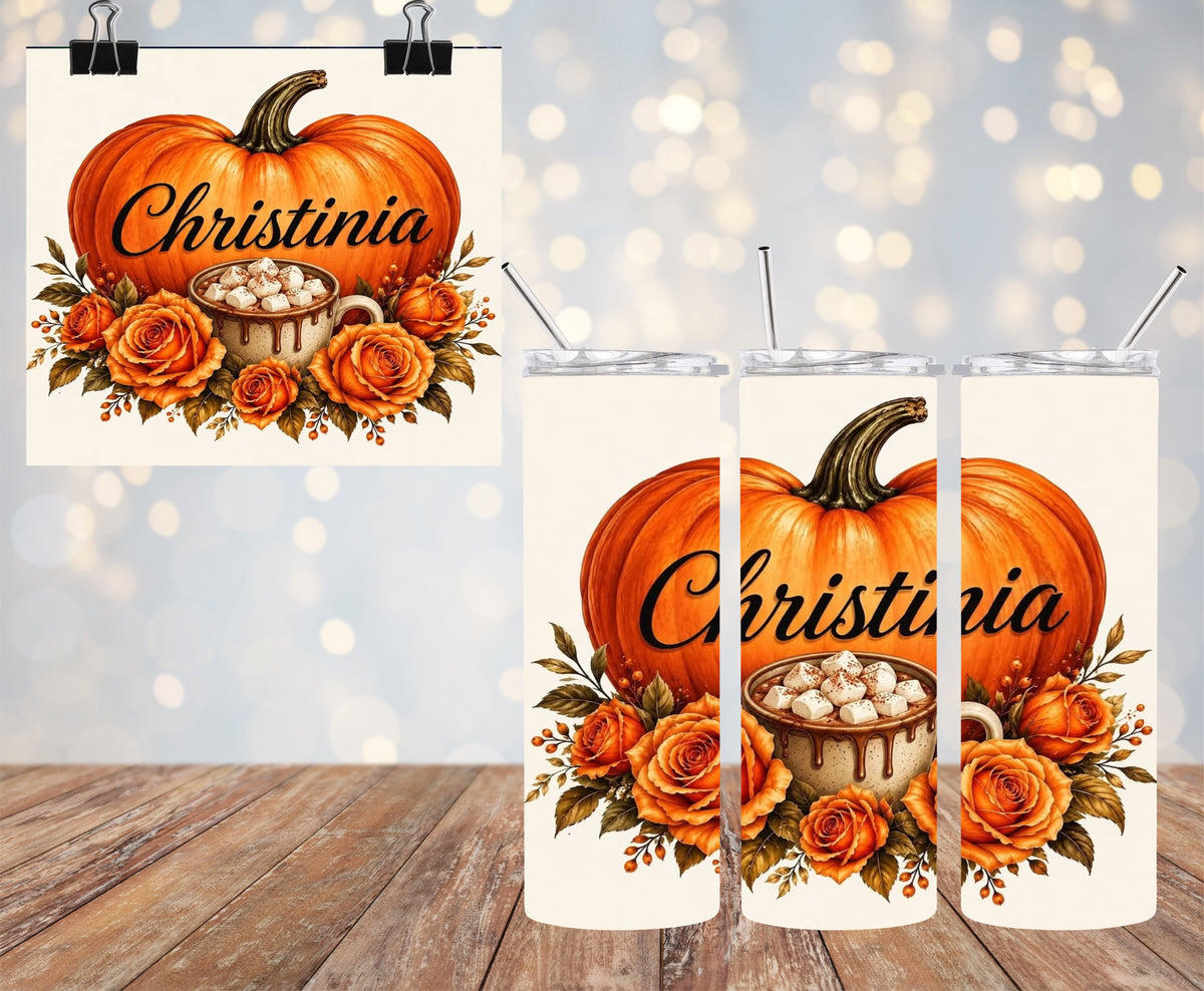 Custom Pumpkin 20oz Tumbler
