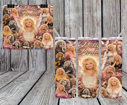 Dolly Parton #4 20oz Tumbler & Freshie Set
