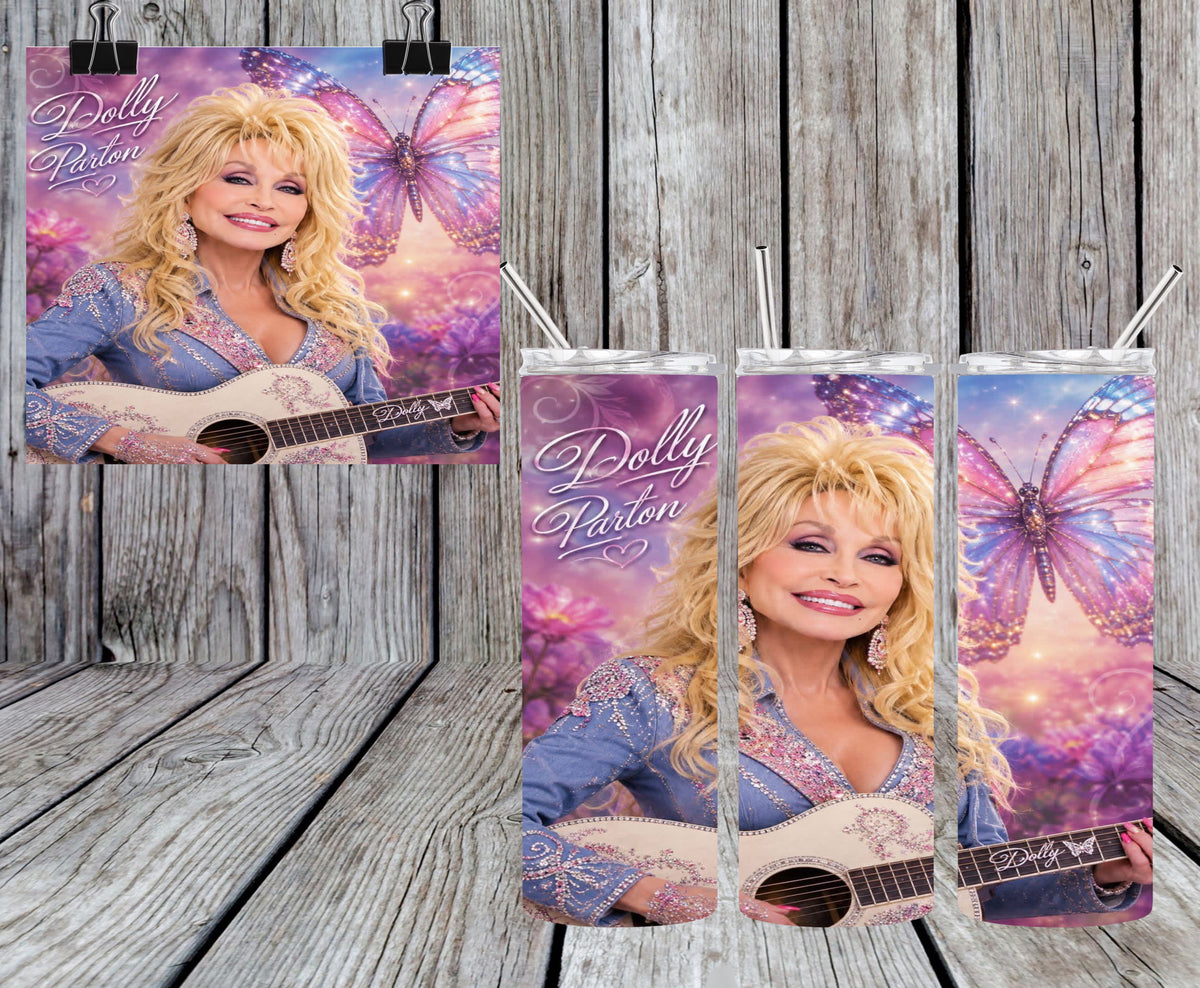 Dolly Parton 20oz Tumbler & Freshie Set