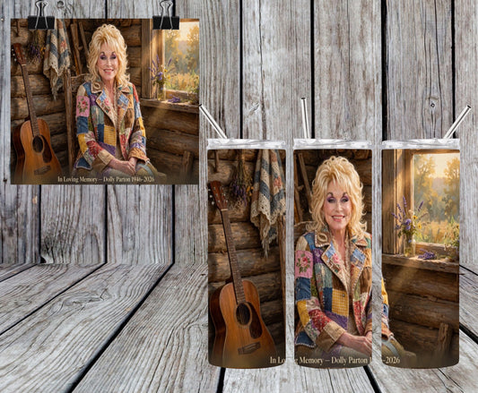 Dolly in The Coat Of Many Colors 20oz Tumbler (Copy)
