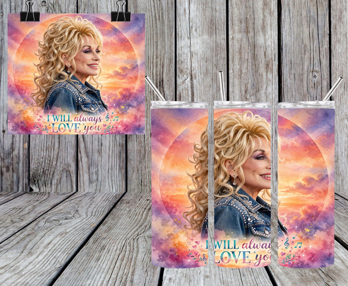 Dolly’s I will always Love you 20oz Tumbler