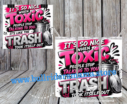Toxic People 20oz Tumbler & Freshie Set