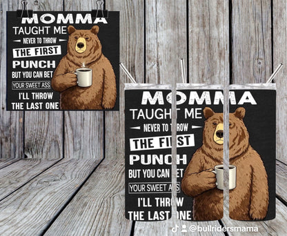 Momma Taught Me 20oz Tumbler & Freshie Set