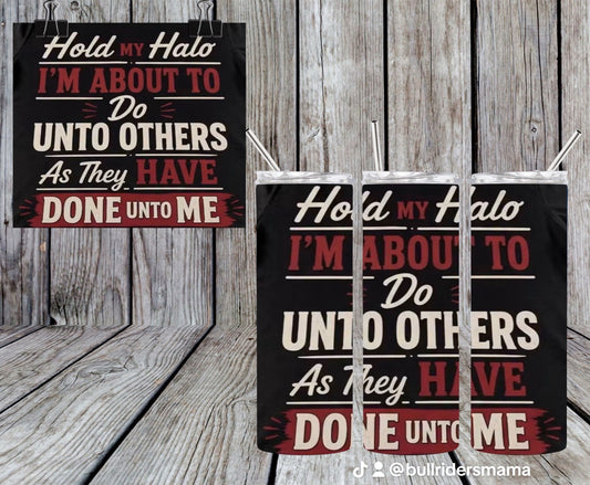 Hold My Halo 20oz Tumbler & Freshie Set